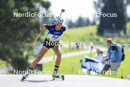 24.08.2024, Otepaeae, Estonia (EST): Lora Hristova (BUL) - IBU Summer Biathlon World Championships, sprint junior women, Otepaeae (EST). www.nordicfocus.com. © Manzoni/NordicFocus. Every downloaded picture is fee-liable.