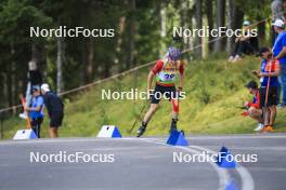 24.08.2024, Otepaeae, Estonia (EST): Tomas Mikyska (CZE) - IBU Summer Biathlon World Championships, sprint men, Otepaeae (EST). www.nordicfocus.com. © Manzoni/NordicFocus. Every downloaded picture is fee-liable.