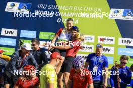 24.08.2024, Otepaeae, Estonia (EST): Jakub Stvrtecky (CZE) - IBU Summer Biathlon World Championships, sprint men, Otepaeae (EST). www.nordicfocus.com. © Manzoni/NordicFocus. Every downloaded picture is fee-liable.