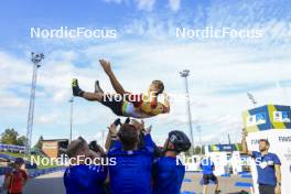 24.08.2024, Otepaeae, Estonia (EST): Jakub Stvrtecky (CZE) - IBU Summer Biathlon World Championships, sprint men, Otepaeae (EST). www.nordicfocus.com. © Manzoni/NordicFocus. Every downloaded picture is fee-liable.