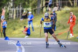 24.08.2024, Otepaeae, Estonia (EST): Joni Pykaelaeinen (FIN) - IBU Summer Biathlon World Championships, sprint men, Otepaeae (EST). www.nordicfocus.com. © Manzoni/NordicFocus. Every downloaded picture is fee-liable.