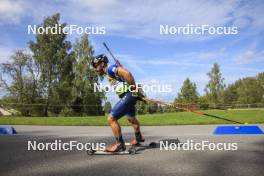 24.08.2024, Otepaeae, Estonia (EST): Nikolaos Tsourekas (GRE) - IBU Summer Biathlon World Championships, sprint men, Otepaeae (EST). www.nordicfocus.com. © Manzoni/NordicFocus. Every downloaded picture is fee-liable.