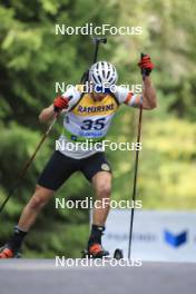 24.08.2024, Otepaeae, Estonia (EST): Fabien Claude (FRA) - IBU Summer Biathlon World Championships, sprint men, Otepaeae (EST). www.nordicfocus.com. © Manzoni/NordicFocus. Every downloaded picture is fee-liable.