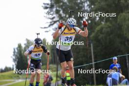 24.08.2024, Otepaeae, Estonia (EST): Fabien Claude (FRA) - IBU Summer Biathlon World Championships, sprint men, Otepaeae (EST). www.nordicfocus.com. © Manzoni/NordicFocus. Every downloaded picture is fee-liable.