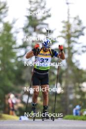 24.08.2024, Otepaeae, Estonia (EST): Anton Sinapov (BUL) - IBU Summer Biathlon World Championships, sprint men, Otepaeae (EST). www.nordicfocus.com. © Manzoni/NordicFocus. Every downloaded picture is fee-liable.