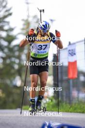 24.08.2024, Otepaeae, Estonia (EST): Anton Sinapov (BUL) - IBU Summer Biathlon World Championships, sprint men, Otepaeae (EST). www.nordicfocus.com. © Manzoni/NordicFocus. Every downloaded picture is fee-liable.