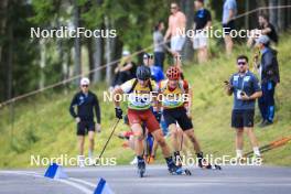 24.08.2024, Otepaeae, Estonia (EST): Renars Birkentals (LAT) - IBU Summer Biathlon World Championships, sprint men, Otepaeae (EST). www.nordicfocus.com. © Manzoni/NordicFocus. Every downloaded picture is fee-liable.