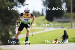 24.08.2024, Otepaeae, Estonia (EST): Thierry Langer (BEL) - IBU Summer Biathlon World Championships, sprint men, Otepaeae (EST). www.nordicfocus.com. © Manzoni/NordicFocus. Every downloaded picture is fee-liable.