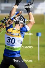 24.08.2024, Otepaeae, Estonia (EST): Jonni Mukkala (FIN) - IBU Summer Biathlon World Championships, sprint men, Otepaeae (EST). www.nordicfocus.com. © Manzoni/NordicFocus. Every downloaded picture is fee-liable.