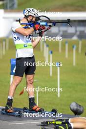 24.08.2024, Otepaeae, Estonia (EST): Fabien Claude (FRA) - IBU Summer Biathlon World Championships, sprint men, Otepaeae (EST). www.nordicfocus.com. © Manzoni/NordicFocus. Every downloaded picture is fee-liable.