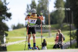 24.08.2024, Otepaeae, Estonia (EST): Thierry Langer (BEL) - IBU Summer Biathlon World Championships, sprint men, Otepaeae (EST). www.nordicfocus.com. © Manzoni/NordicFocus. Every downloaded picture is fee-liable.