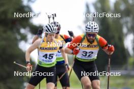 24.08.2024, Otepaeae, Estonia (EST): Joachim Weel Rosbo (DEN) - IBU Summer Biathlon World Championships, sprint men, Otepaeae (EST). www.nordicfocus.com. © Manzoni/NordicFocus. Every downloaded picture is fee-liable.