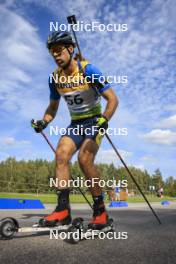 24.08.2024, Otepaeae, Estonia (EST): Denys Nasyko (UKR) - IBU Summer Biathlon World Championships, sprint men, Otepaeae (EST). www.nordicfocus.com. © Manzoni/NordicFocus. Every downloaded picture is fee-liable.