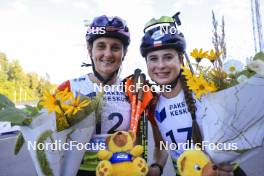 24.08.2024, Otepaeae, Estonia (EST): Joanna Jakiela (POL), Kamila Zuk (POL), (l-r) - IBU Summer Biathlon World Championships, sprint women, Otepaeae (EST). www.nordicfocus.com. © Manzoni/NordicFocus. Every downloaded picture is fee-liable.