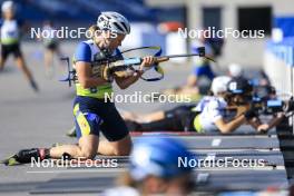 24.08.2024, Otepaeae, Estonia (EST): Anastasiya Merkushyna (UKR) - IBU Summer Biathlon World Championships, sprint women, Otepaeae (EST). www.nordicfocus.com. © Manzoni/NordicFocus. Every downloaded picture is fee-liable.