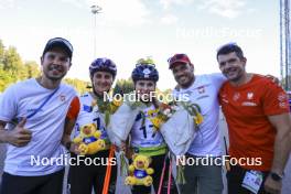 24.08.2024, Otepaeae, Estonia (EST): Joanna Jakiela (POL), Kamila Zuk (POL), (l-r) - IBU Summer Biathlon World Championships, sprint women, Otepaeae (EST). www.nordicfocus.com. © Manzoni/NordicFocus. Every downloaded picture is fee-liable.