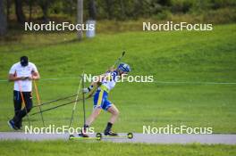 24.08.2024, Otepaeae, Estonia (EST): Annie Lind (SWE) - IBU Summer Biathlon World Championships, sprint women, Otepaeae (EST). www.nordicfocus.com. © Manzoni/NordicFocus. Every downloaded picture is fee-liable.