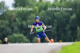 22.08.2024, Otepaeae, Estonia (EST): Victor Berglund (SWE) - IBU Summer Biathlon World Championships, super sprint junior men, Otepaeae (EST). www.nordicfocus.com. © Manzoni/NordicFocus. Every downloaded picture is fee-liable.