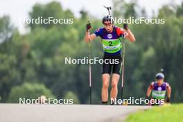 22.08.2024, Otepaeae, Estonia (EST): Jakub Borgula (SVK) - IBU Summer Biathlon World Championships, super sprint junior men, Otepaeae (EST). www.nordicfocus.com. © Manzoni/NordicFocus. Every downloaded picture is fee-liable.