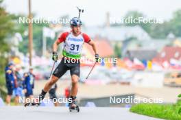 22.08.2024, Otepaeae, Estonia (EST): Konrad Badacz (POL) - IBU Summer Biathlon World Championships, super sprint junior men, Otepaeae (EST). www.nordicfocus.com. © Manzoni/NordicFocus. Every downloaded picture is fee-liable.