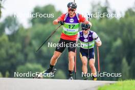 22.08.2024, Otepaeae, Estonia (EST): Fabian Suchodolski (POL) - IBU Summer Biathlon World Championships, super sprint junior men, Otepaeae (EST). www.nordicfocus.com. © Manzoni/NordicFocus. Every downloaded picture is fee-liable.