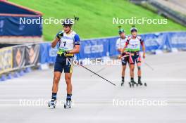 22.08.2024, Otepaeae, Estonia (EST): Vitalii Mandzyn (UKR) - IBU Summer Biathlon World Championships, super sprint junior men, Otepaeae (EST). www.nordicfocus.com. © Manzoni/NordicFocus. Every downloaded picture is fee-liable.