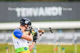 22.08.2024, Otepaeae, Estonia (EST): Vitalii Mandzyn (UKR) - IBU Summer Biathlon World Championships, super sprint junior men, Otepaeae (EST). www.nordicfocus.com. © Manzoni/NordicFocus. Every downloaded picture is fee-liable.