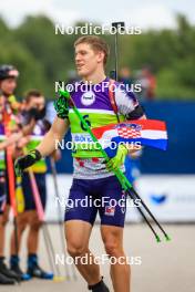 22.08.2024, Otepaeae, Estonia (EST): Matija Legovic (CRO) - IBU Summer Biathlon World Championships, super sprint junior men, Otepaeae (EST). www.nordicfocus.com. © Manzoni/NordicFocus. Every downloaded picture is fee-liable.