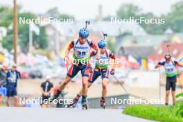 22.08.2024, Otepaeae, Estonia (EST): Andreas Aas (NOR) - IBU Summer Biathlon World Championships, super sprint junior men, Otepaeae (EST). www.nordicfocus.com. © Manzoni/NordicFocus. Every downloaded picture is fee-liable.