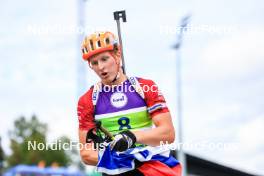 22.08.2024, Otepaeae, Estonia (EST): David Elias (CZE) - IBU Summer Biathlon World Championships, super sprint junior men, Otepaeae (EST). www.nordicfocus.com. © Manzoni/NordicFocus. Every downloaded picture is fee-liable.