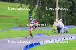 22.08.2024, Otepaeae, Estonia (EST): Kasper Kalkenberg (NOR) - IBU Summer Biathlon World Championships, super sprint junior men, Otepaeae (EST). www.nordicfocus.com. © Manzoni/NordicFocus. Every downloaded picture is fee-liable.