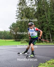 22.08.2024, Otepaeae, Estonia (EST): Sebastian Ilavsky (SVK) - IBU Summer Biathlon World Championships, super sprint junior men, Otepaeae (EST). www.nordicfocus.com. © Manzoni/NordicFocus. Every downloaded picture is fee-liable.