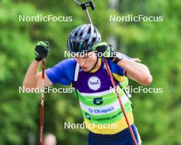 22.08.2024, Otepaeae, Estonia (EST): Vitalii Mandzyn (UKR) - IBU Summer Biathlon World Championships, super sprint junior men, Otepaeae (EST). www.nordicfocus.com. © Manzoni/NordicFocus. Every downloaded picture is fee-liable.