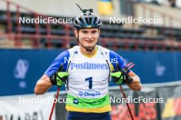 22.08.2024, Otepaeae, Estonia (EST): Vitalii Mandzyn (UKR) - IBU Summer Biathlon World Championships, super sprint junior men, Otepaeae (EST). www.nordicfocus.com. © Manzoni/NordicFocus. Every downloaded picture is fee-liable.