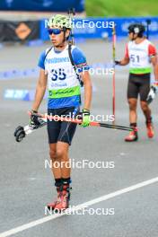 22.08.2024, Otepaeae, Estonia (EST): Ankhbold Boldbaatar (MGL) - IBU Summer Biathlon World Championships, super sprint junior men, Otepaeae (EST). www.nordicfocus.com. © Manzoni/NordicFocus. Every downloaded picture is fee-liable.