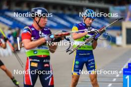 22.08.2024, Otepaeae, Estonia (EST): Victor Berglund (SWE) - IBU Summer Biathlon World Championships, super sprint junior men, Otepaeae (EST). www.nordicfocus.com. © Manzoni/NordicFocus. Every downloaded picture is fee-liable.