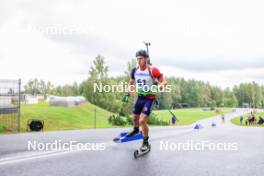 22.08.2024, Otepaeae, Estonia (EST): Matija Legovic (CRO) - IBU Summer Biathlon World Championships, super sprint junior men, Otepaeae (EST). www.nordicfocus.com. © Manzoni/NordicFocus. Every downloaded picture is fee-liable.