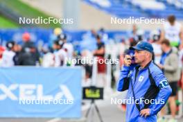 22.08.2024, Otepaeae, Estonia (EST): Kristjan Oja (EST), Race Director IBU Cup - IBU Summer Biathlon World Championships, super sprint junior men, Otepaeae (EST). www.nordicfocus.com. © Manzoni/NordicFocus. Every downloaded picture is fee-liable.