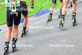 22.08.2024, Otepaeae, Estonia (EST): Event Feature: Alpina and Fischer boots - IBU Summer Biathlon World Championships, super sprint junior men, Otepaeae (EST). www.nordicfocus.com. © Manzoni/NordicFocus. Every downloaded picture is fee-liable.