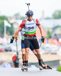 22.08.2024, Otepaeae, Estonia (EST): Jiri Blaha (CZE) - IBU Summer Biathlon World Championships, super sprint junior men, Otepaeae (EST). www.nordicfocus.com. © Manzoni/NordicFocus. Every downloaded picture is fee-liable.