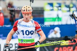 22.08.2024, Otepaeae, Estonia (EST): David Elias (CZE) - IBU Summer Biathlon World Championships, super sprint junior men, Otepaeae (EST). www.nordicfocus.com. © Manzoni/NordicFocus. Every downloaded picture is fee-liable.