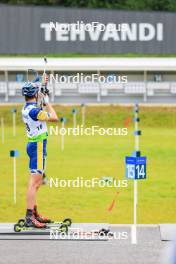 22.08.2024, Otepaeae, Estonia (EST): Victor Berglund (SWE) - IBU Summer Biathlon World Championships, super sprint junior men, Otepaeae (EST). www.nordicfocus.com. © Manzoni/NordicFocus. Every downloaded picture is fee-liable.