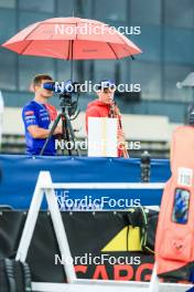 22.08.2024, Otepaeae, Estonia (EST): Event Feature: coaches - IBU Summer Biathlon World Championships, super sprint junior men, Otepaeae (EST). www.nordicfocus.com. © Manzoni/NordicFocus. Every downloaded picture is fee-liable.