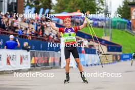 22.08.2024, Otepaeae, Estonia (EST): David Elias (CZE) - IBU Summer Biathlon World Championships, super sprint junior men, Otepaeae (EST). www.nordicfocus.com. © Manzoni/NordicFocus. Every downloaded picture is fee-liable.