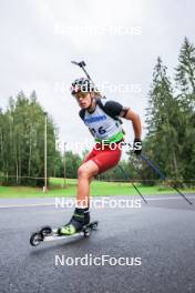 22.08.2024, Otepaeae, Estonia (EST): Rihards Lozbers (LAT) - IBU Summer Biathlon World Championships, super sprint junior men, Otepaeae (EST). www.nordicfocus.com. © Manzoni/NordicFocus. Every downloaded picture is fee-liable.