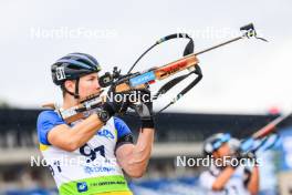 22.08.2024, Otepaeae, Estonia (EST): Bohdan Borkovskyi (UKR) - IBU Summer Biathlon World Championships, super sprint junior men, Otepaeae (EST). www.nordicfocus.com. © Manzoni/NordicFocus. Every downloaded picture is fee-liable.