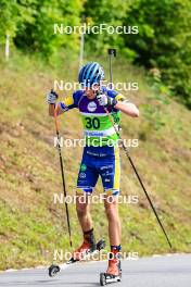 22.08.2024, Otepaeae, Estonia (EST): Victor Berglund (SWE) - IBU Summer Biathlon World Championships, super sprint junior men, Otepaeae (EST). www.nordicfocus.com. © Manzoni/NordicFocus. Every downloaded picture is fee-liable.