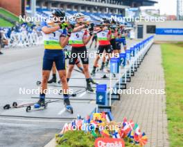 22.08.2024, Otepaeae, Estonia (EST): Vitalii Mandzyn (UKR) - IBU Summer Biathlon World Championships, super sprint junior men, Otepaeae (EST). www.nordicfocus.com. © Manzoni/NordicFocus. Every downloaded picture is fee-liable.