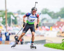 22.08.2024, Otepaeae, Estonia (EST): Simon Adamov (SVK) - IBU Summer Biathlon World Championships, super sprint junior men, Otepaeae (EST). www.nordicfocus.com. © Manzoni/NordicFocus. Every downloaded picture is fee-liable.