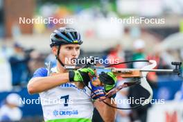 22.08.2024, Otepaeae, Estonia (EST): Vitalii Mandzyn (UKR) - IBU Summer Biathlon World Championships, super sprint junior men, Otepaeae (EST). www.nordicfocus.com. © Manzoni/NordicFocus. Every downloaded picture is fee-liable.